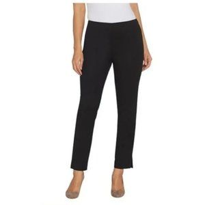 Women's Cotton Doubleweave Vented Cuff Pant - Black
